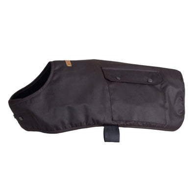 Styx Mill Oilskin Dog Coat Brown Lined
