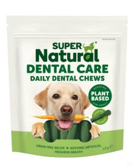 Super Natural Dental Care Daily Dental Chews 510g - Woonona Petfood & Produce