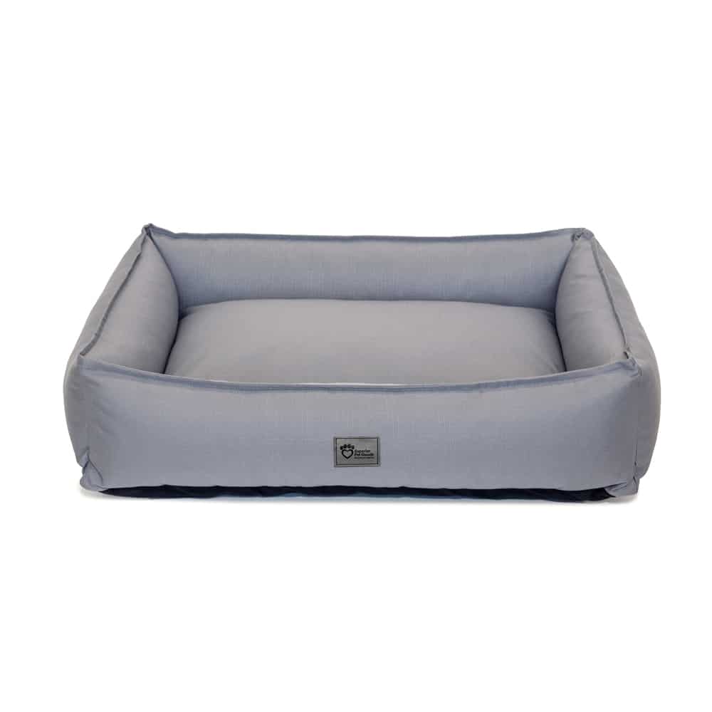 Superior Pet Bed Dog Lounger Ripstop Steel Grey - Woonona Petfoods