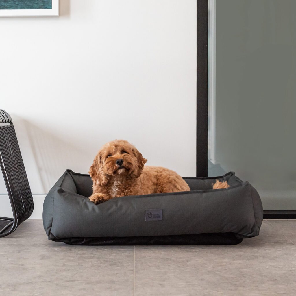 Superior Pet Bed Dog Ortho Lounger Ripstop Jungle Grey Large - Woonona Petfoods