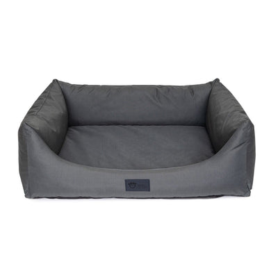 Superior Pet Bed High Side Hideout Ortho Dog Bed Jungle Grey