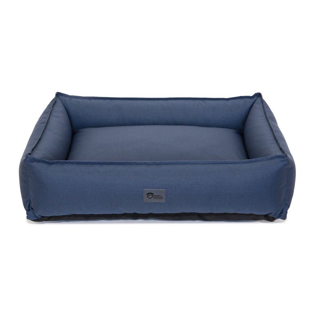 Superior Pet Bed Ripstop Dog Lounger Bondi Blue - Woonona Petfoods