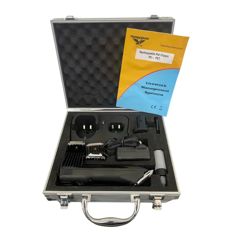 Thunderbird Rechargeable Equine Clipper A5 - Woonona Petfoods
