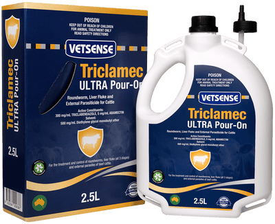 Triclamec Pour- On for Cattle 2.5 Litre