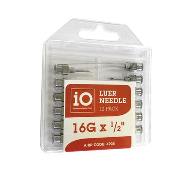Vaccination Needles Luer iO 16 x 1/2” 12 Pack