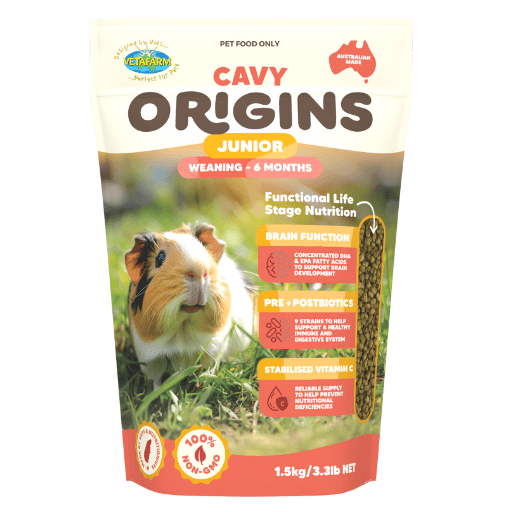 Vetafarm Cavy Origin Junior Food 1.5kg - Woonona Petfoods