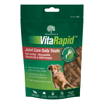 Vetalogica Vitarapid Joint Care Daily Treats for Dogs 210g