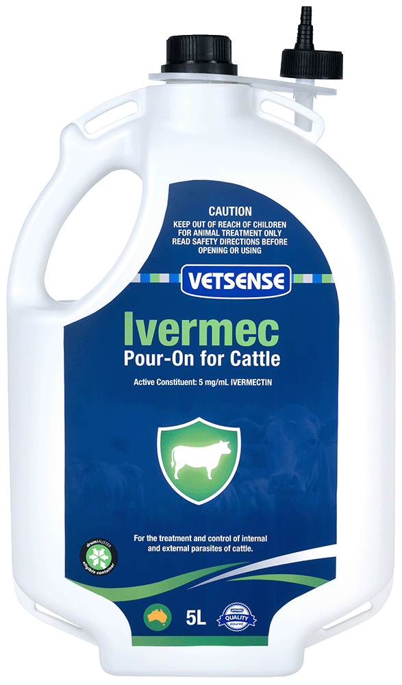 Vetsense Ivermec Pour on for Cattle - Woonona Petfoods