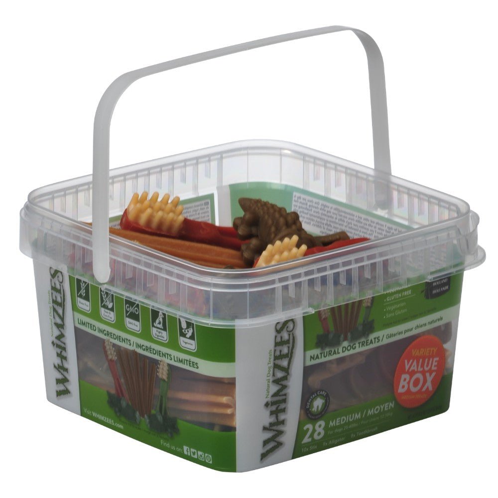 Whimzees Variety Box Medium 28 pack - Woonona Petfood & Produce