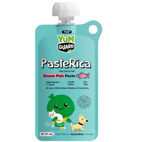 YumGuard Paste Rica Ocean Fish Dog & Cat Treat 45g - Woonona Petfoods