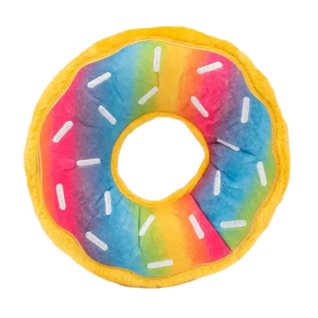 Zippy Paws Jumbo Donutz Rainbow - Woonona Petfoods