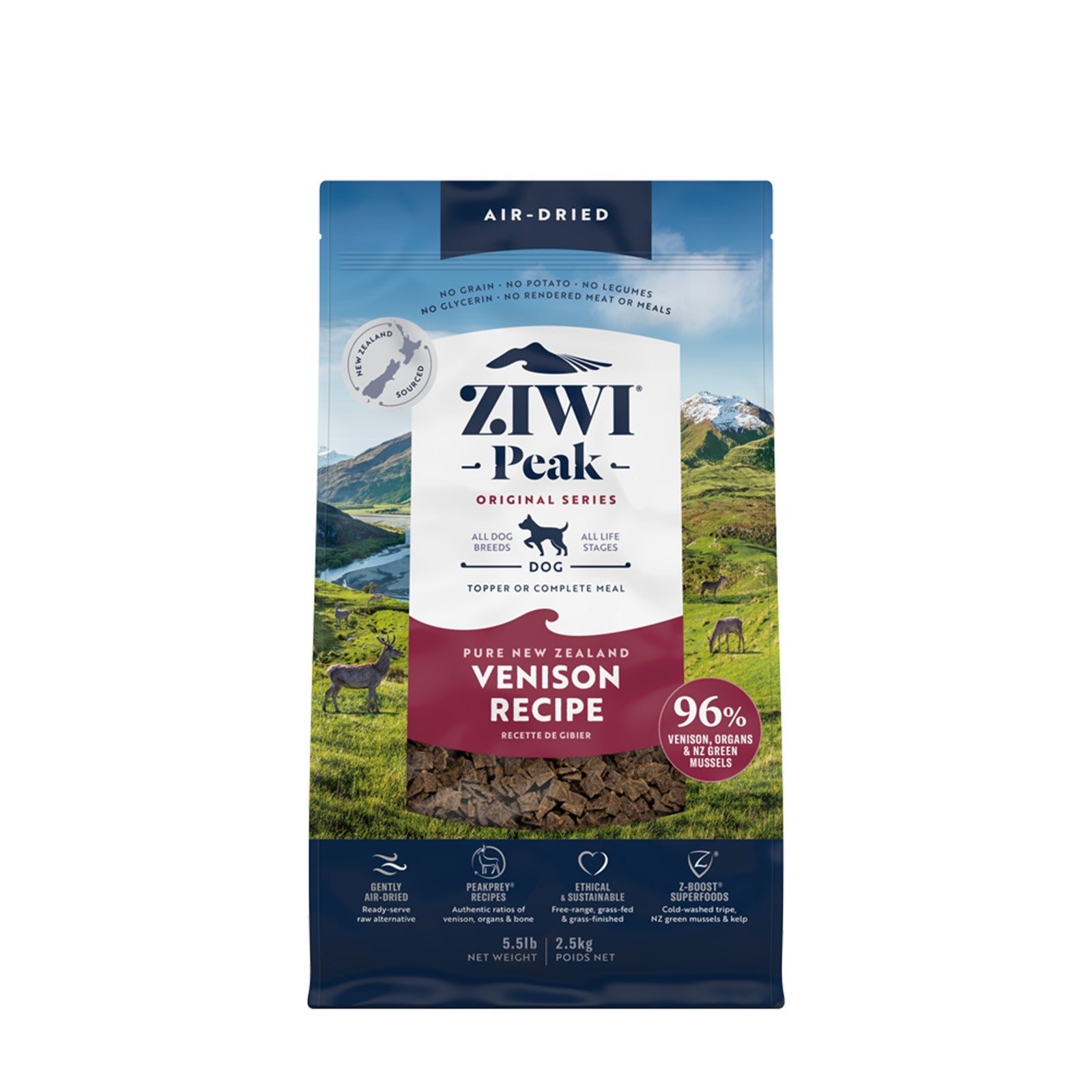 Ziwi Peak Air Dried Dry Dog Food Venison - Woonona Petfoods