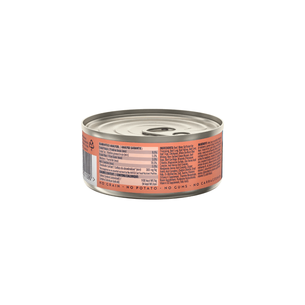 Ziwi Peak Wet Cat Food Beef with South Pacific Fish 85g x 24 - Woonona Petfoods