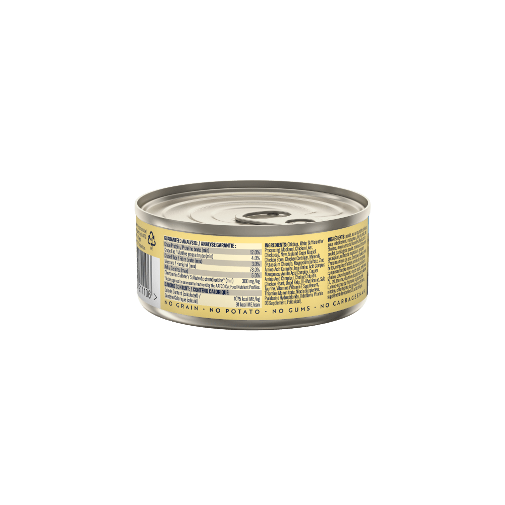 Ziwi Peak Wet Cat Food Chicken with Mackerel 185g x 12 - Woonona Petfoods