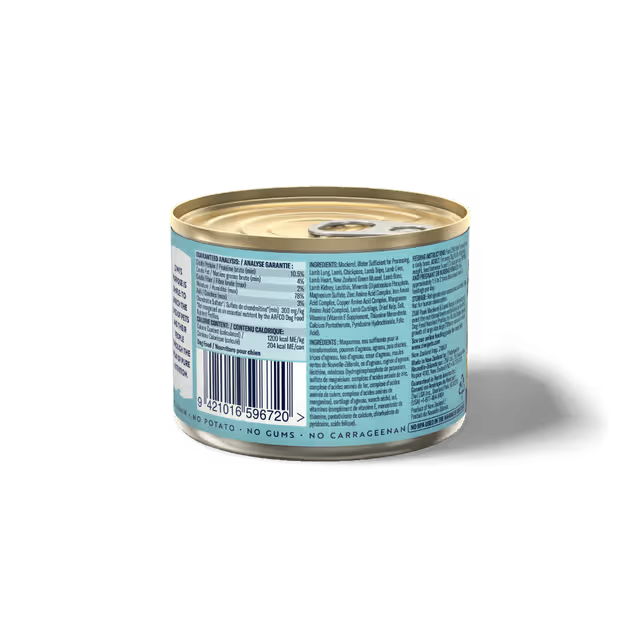 Ziwi Peak Wet Dog Food Mackarel and Lamb Recipe 12x170g