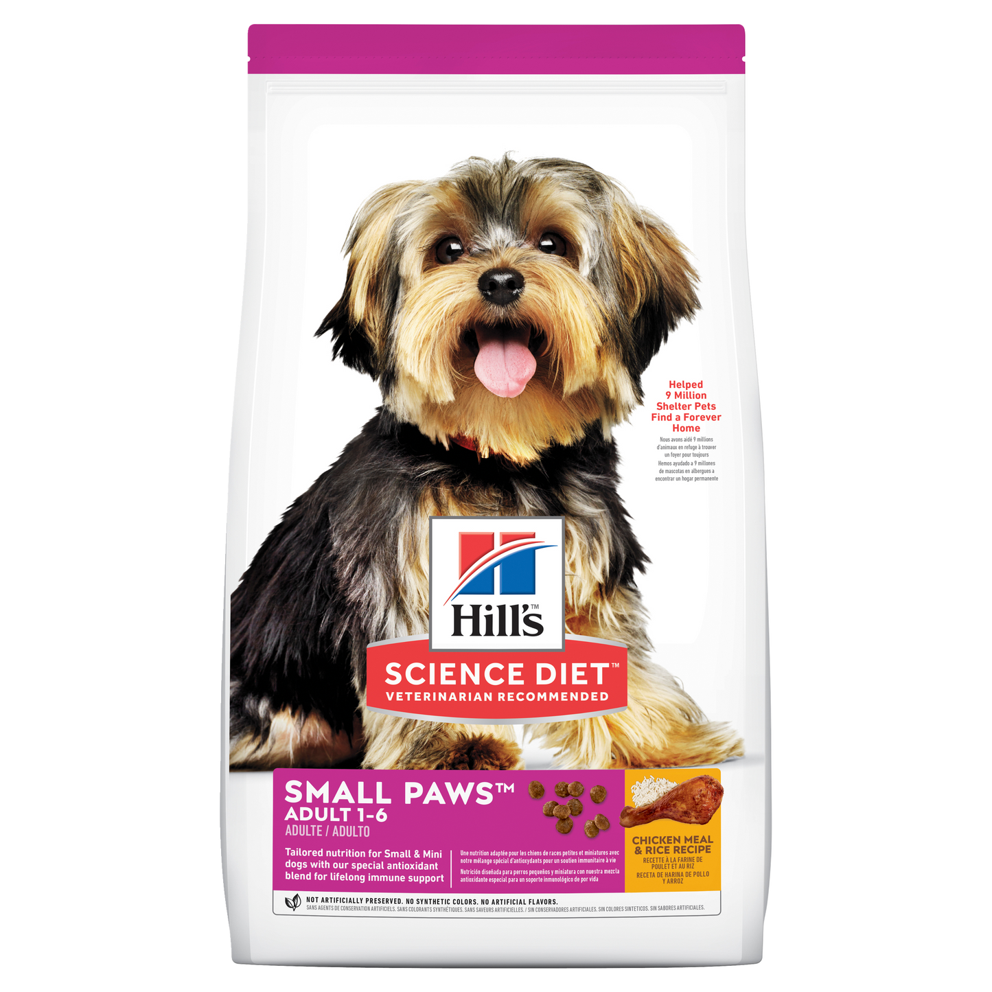 Hill's Science Diet Adult Small Paws Dry Dog Food 7.03kg - Woonona Petfoods