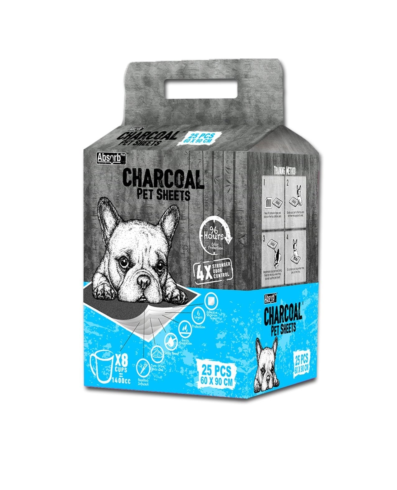 Absorb Plus Charcoal Pet Sheets - Woonona Petfood & Produce