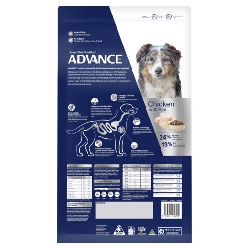 Advance Dry Dog Food Healthy Age Medium Breed 15kg - Woonona Petfood & Produce