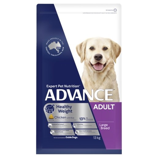 Advance Dry Dog Food Healthy Weight Large Breed 13kg - Woonona Petfood & Produce