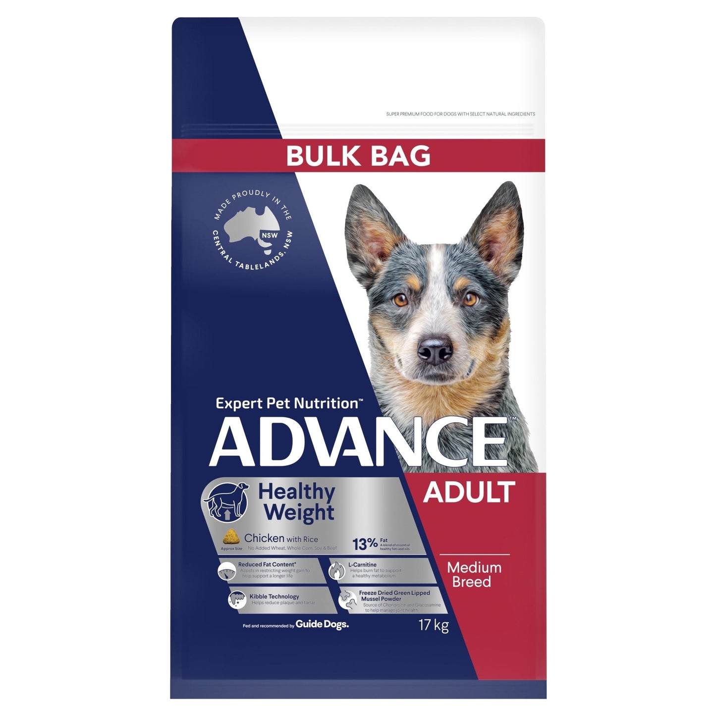 Advance Dry Dog Food Healthy Weight Medium Breed - Woonona Petfood & Produce