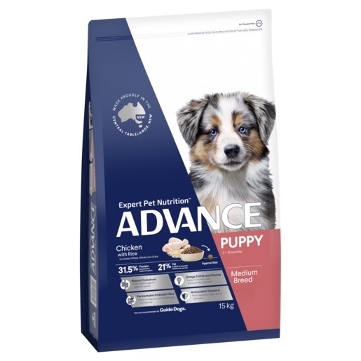 Advance Dry Dog Food Puppy Chicken 15kg Woonona Petfood Produce