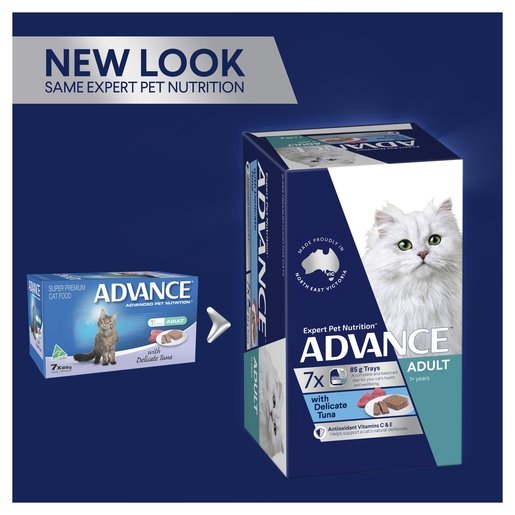 Advance Wet Cat Food Adult Delicate Tuna 85g - Woonona Petfood & Produce