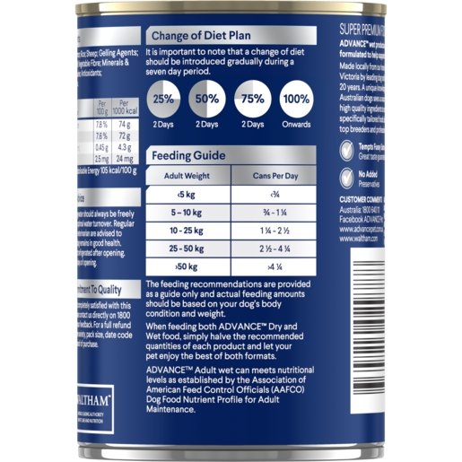 Advance Wet Dog Food Adult Chicken And Salmon 400g - Woonona Petfood & Produce
