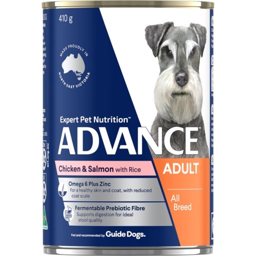 Advance Wet Dog Food Adult Chicken And Salmon 400g - Woonona Petfood & Produce