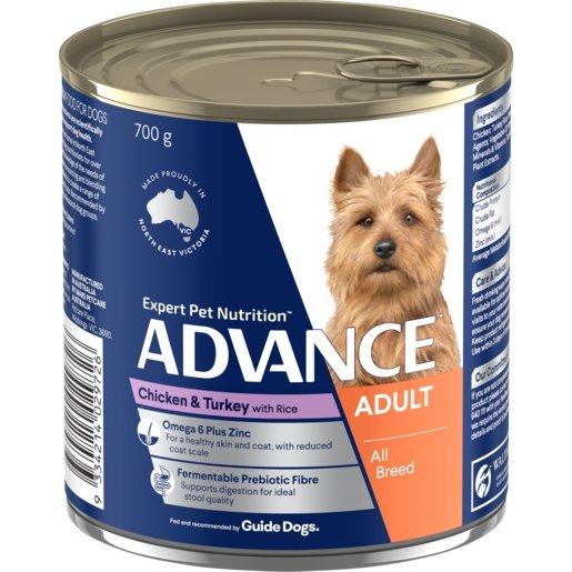 Advance Wet Dog Food Adult Chicken And Turkey 700g - Woonona Petfood & Produce