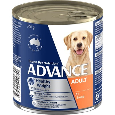 Advance Wet Dog Food Adult Healthy Weight 700g