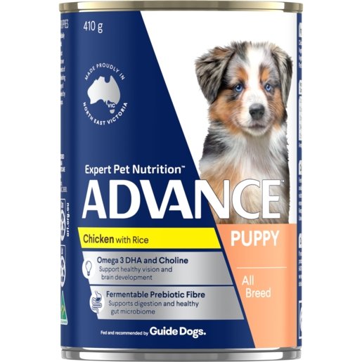 Advance Wet Puppy Food Chicken And Rice 12x410g - Woonona Petfood & Produce