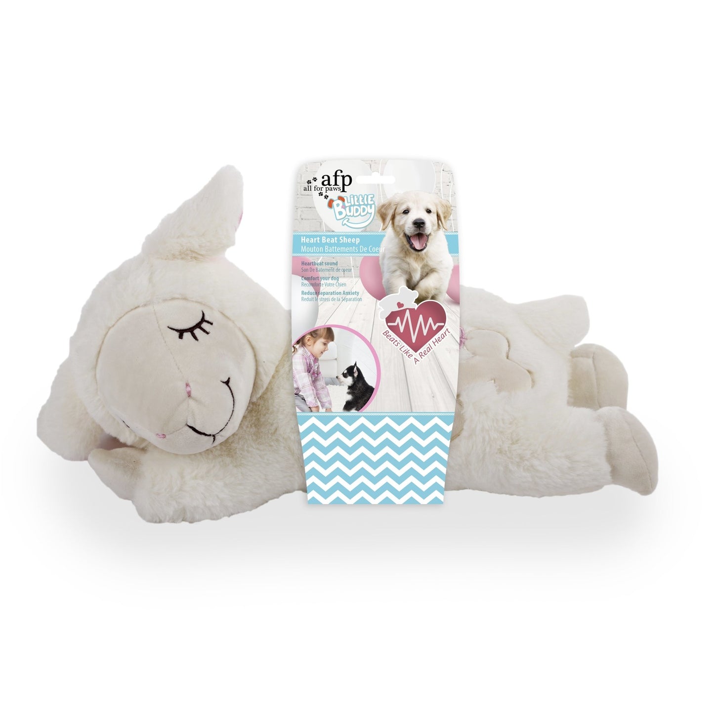 Afp Little Buddy Heart Beat Sheep - Woonona Petfood & Produce