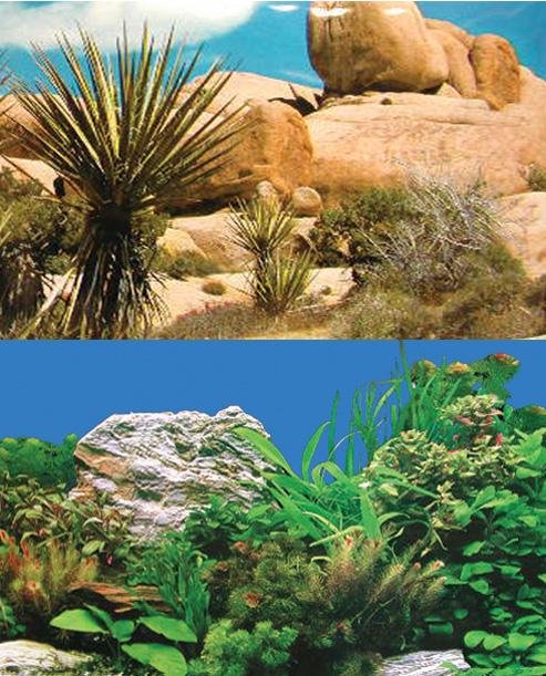 Aqua One Background 24" (60cm) Reptile Dbl Sided 1m - Woonona Petfood & Produce