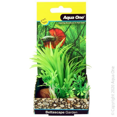 Aqua One Bettascape Dracaena Rock Garden Green