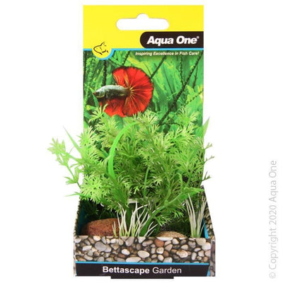 Aqua One Bettascape Hornwort Fern Rock Garden Green