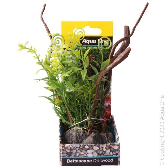 Aqua One Bettascape Spinning Grove Twisting Driftwood Green - Woonona Petfood & Produce