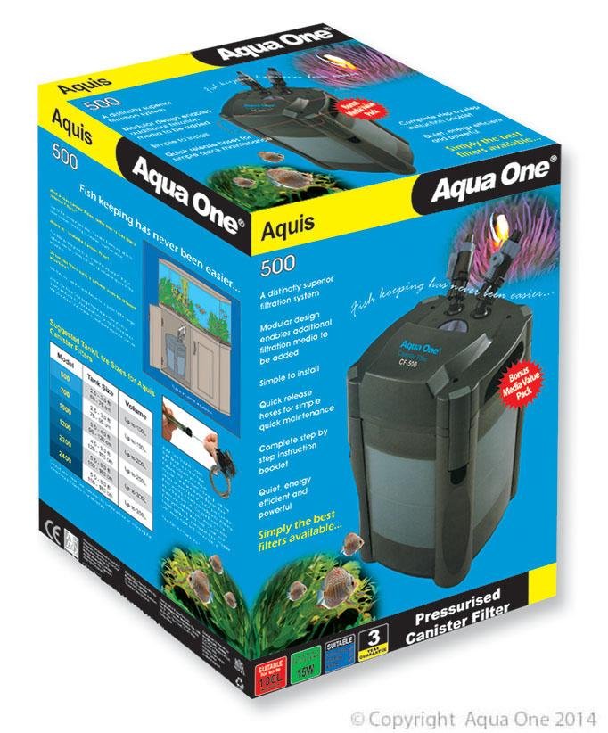 Aqua One Cannister Filter CF500 - Woonona Petfood & Produce