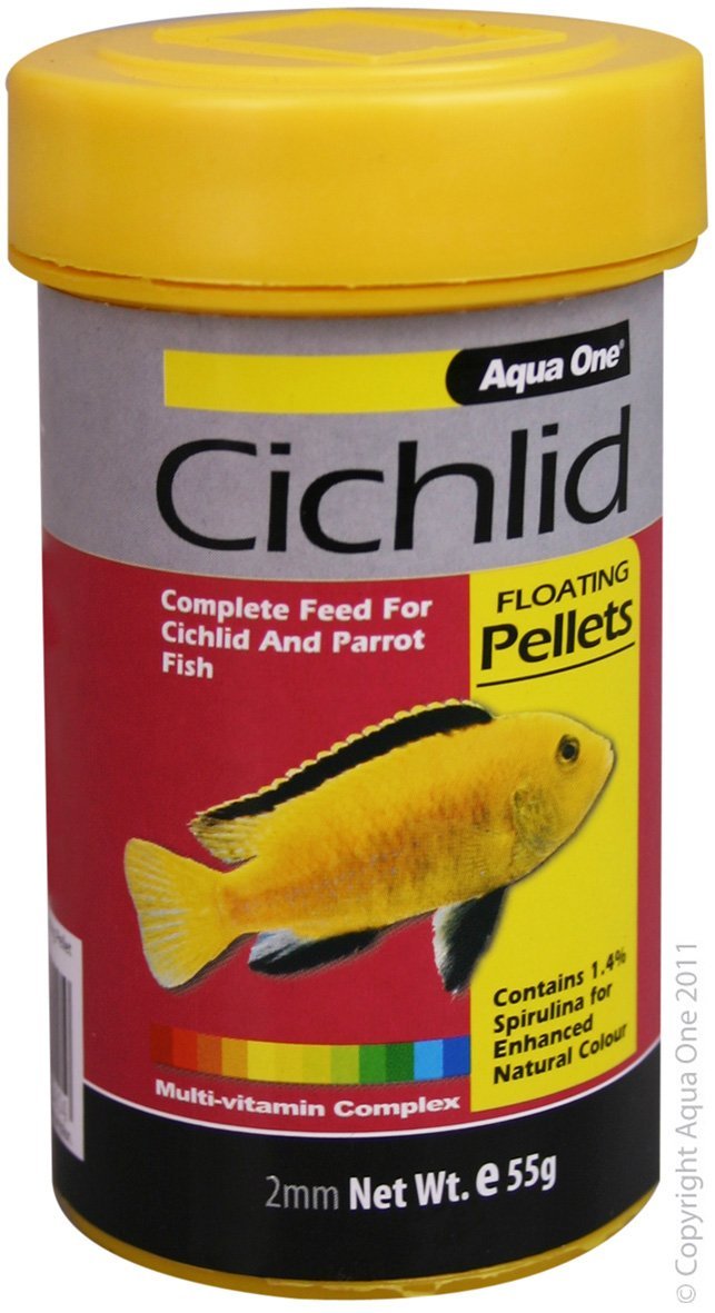 Aqua One Cichild Pellets 55g - Woonona Petfood & Produce