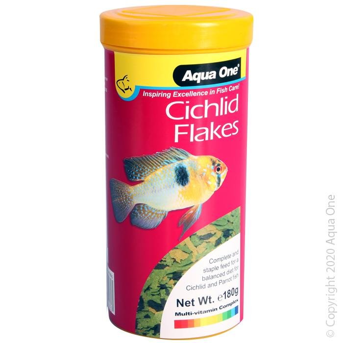Aqua One Cichlid Flakes - Woonona Petfood & Produce