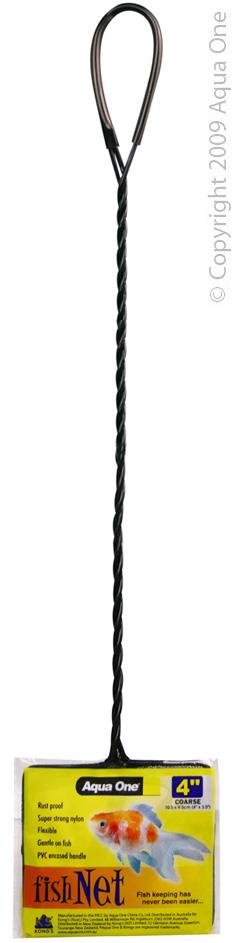 Aqua One Coarse Long Handle Fish Net 10cm - Woonona Petfood & Produce