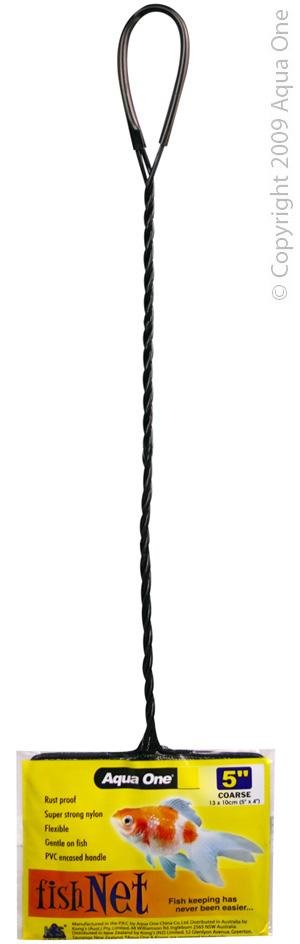 Aqua One Coarse Long Handle Fish Net - Woonona Petfood & Produce