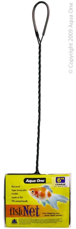 Aqua One Coarse Long Handle Fish Net - Woonona Petfood & Produce