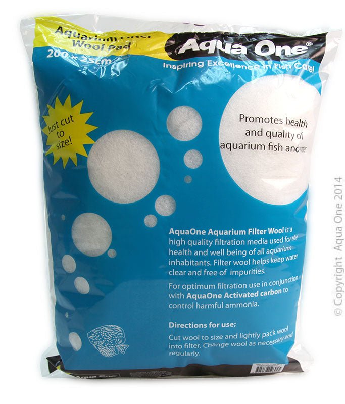 Aqua One Filter Wool Coarse - Woonona Petfood & Produce