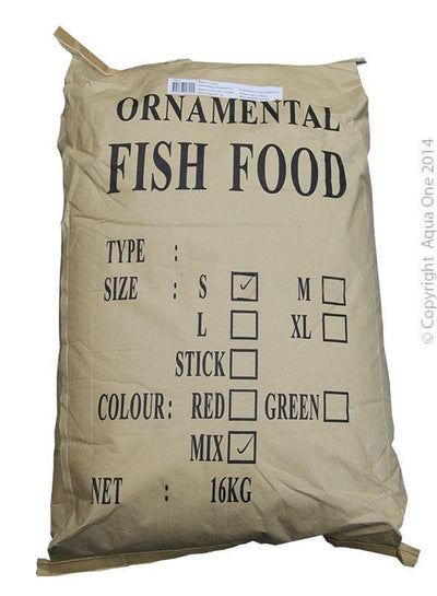 Aqua One Fish Pellets Bulk 16kg 1mm Baby (S)