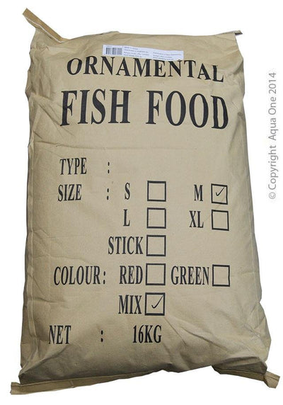 Aqua One Fish Pellets Bulk 16kg 2mm Mini (M)