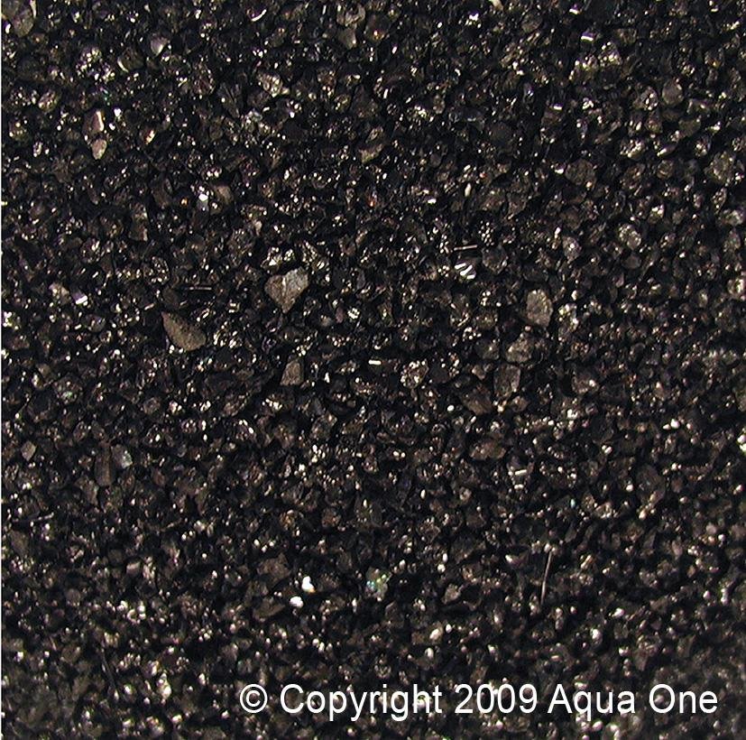 Aqua One Gravel 1kg Black Silica 1mm - Woonona Petfood & Produce