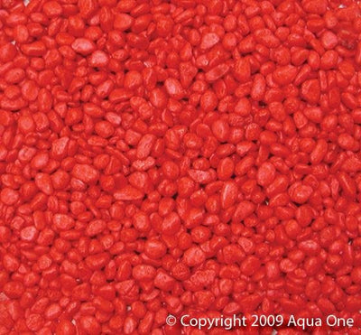 Aqua One Gravel Scarlet Red 7mm