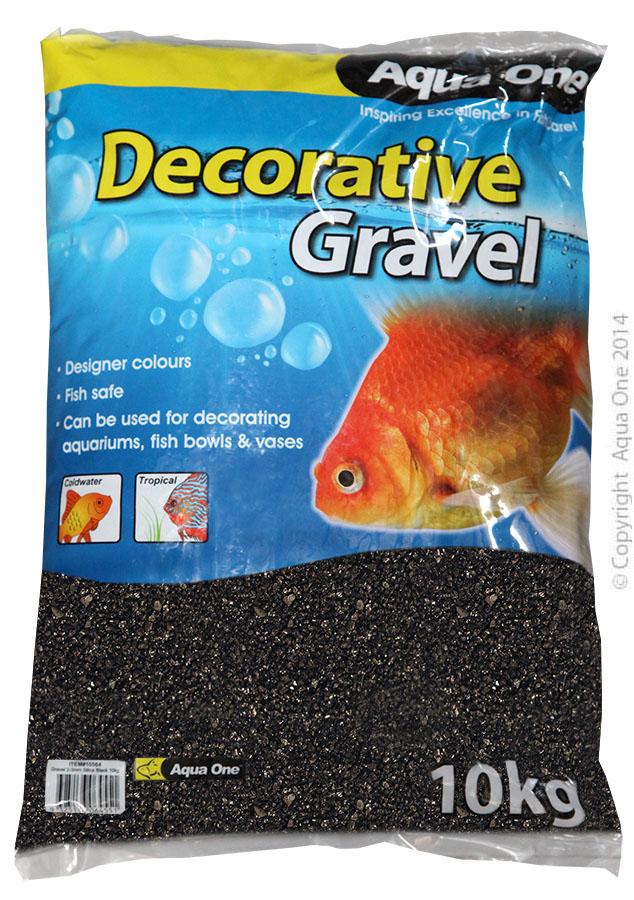 Aqua One Gravel Black Silica 1mm - Woonona Petfood & Produce