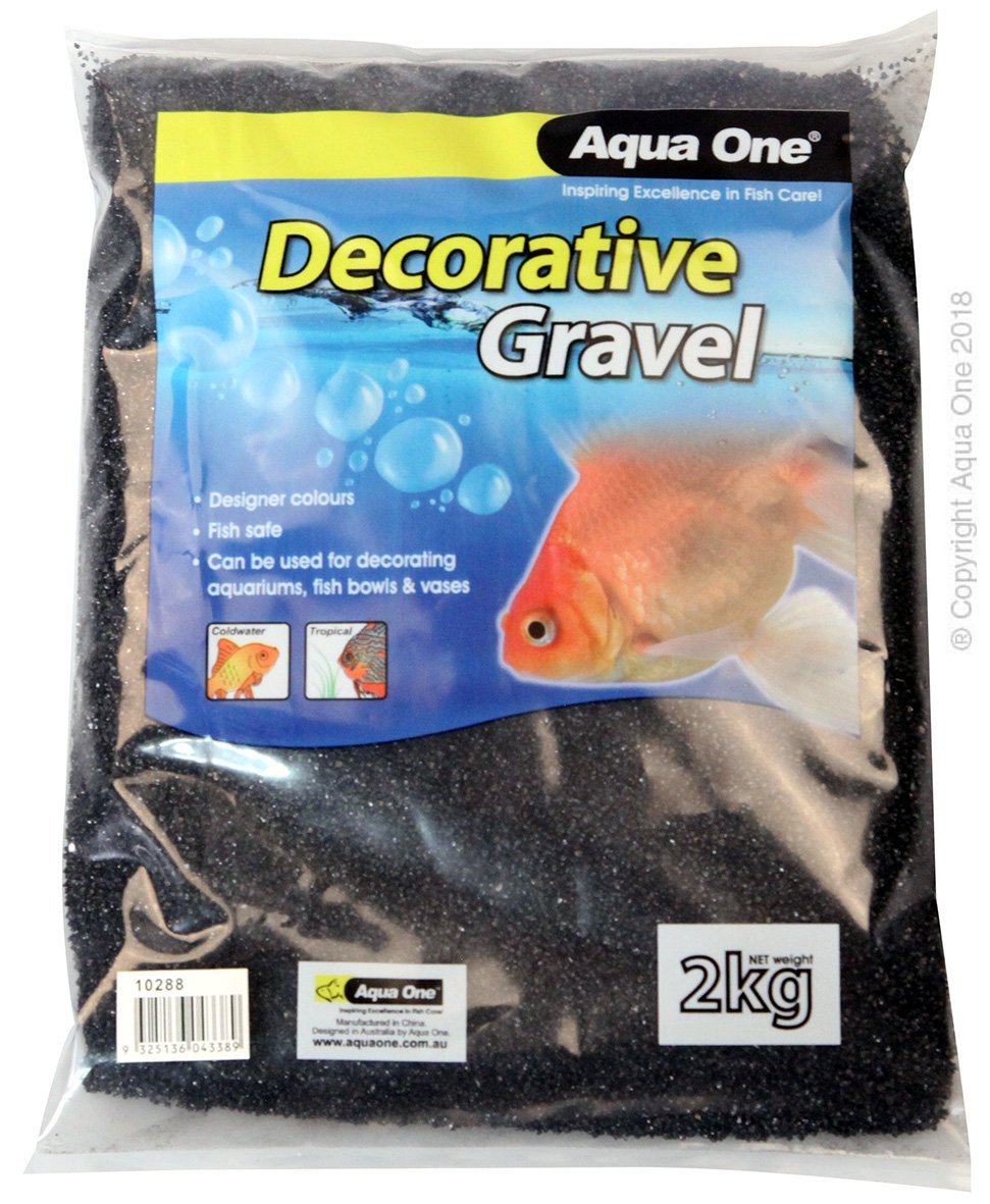 Aqua One Gravel Black Silica 1mm - Woonona Petfood & Produce
