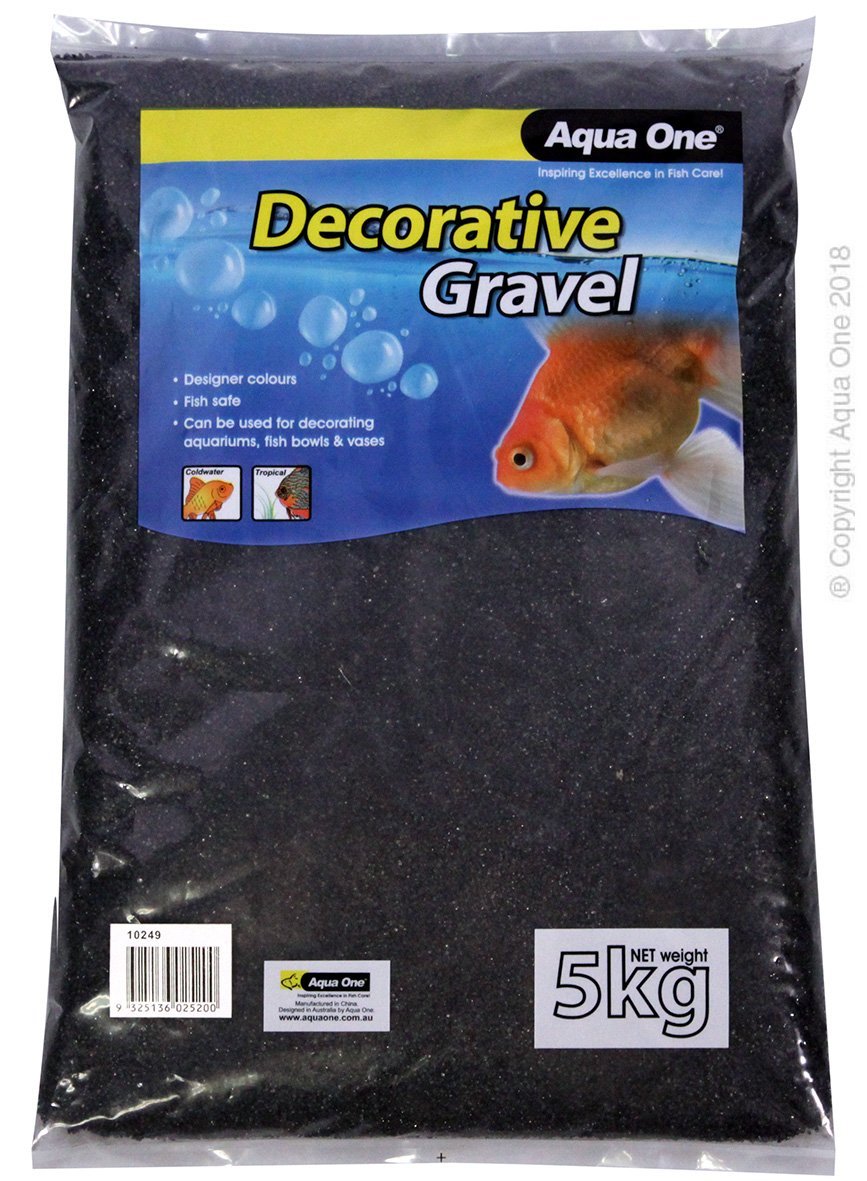 Aqua One Gravel Black Silica 1mm - Woonona Petfood & Produce